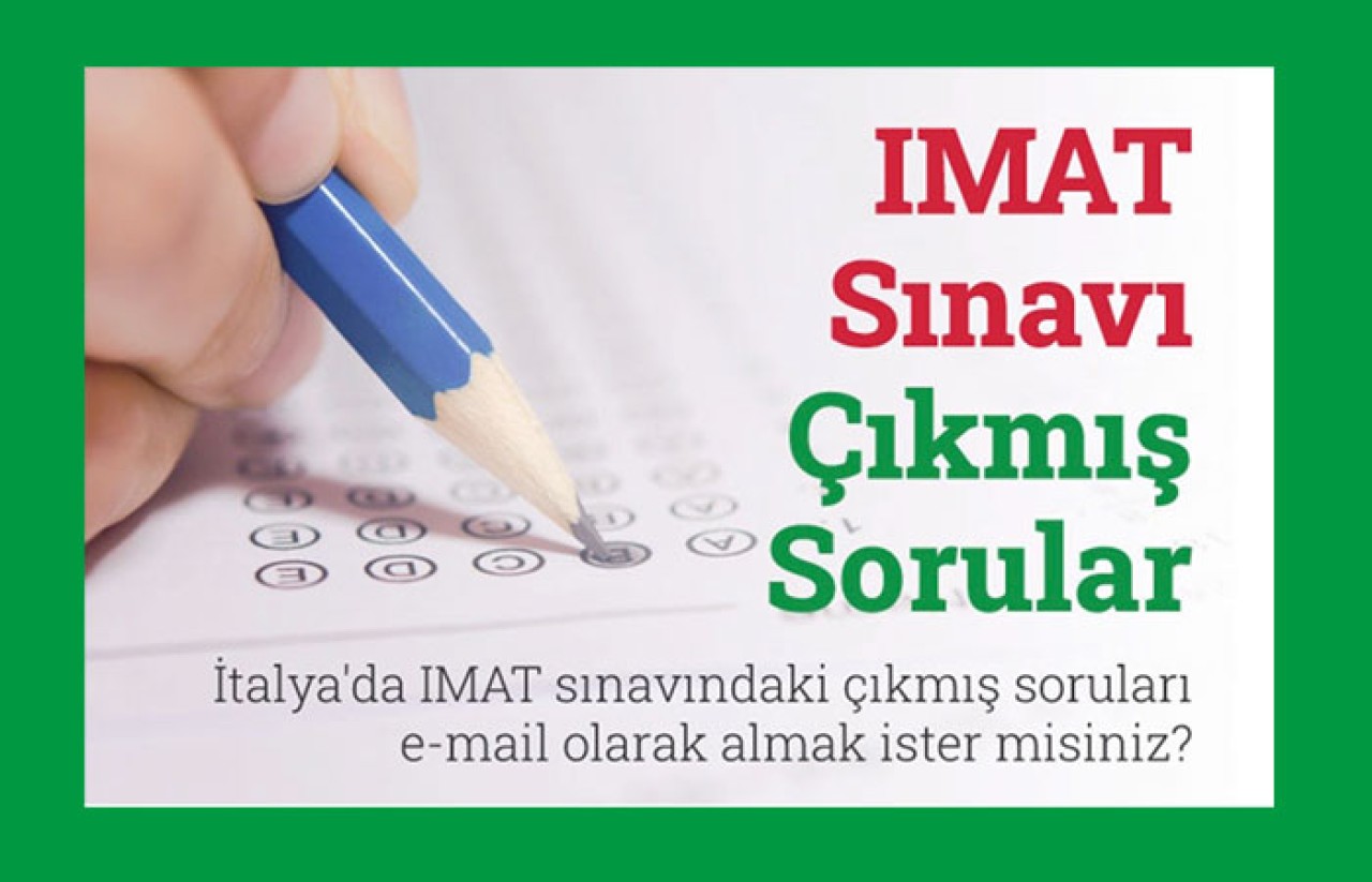 IMAT Sınavı Çıkmış Sorular